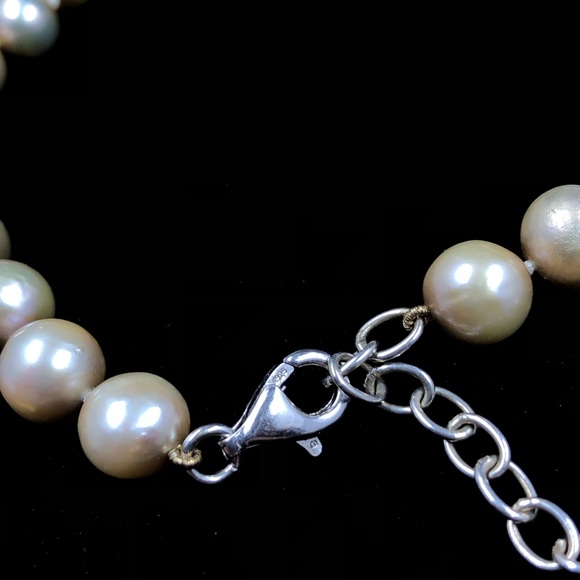 Freshwater Champagne Pearl Necklace - Picture 11 of 13